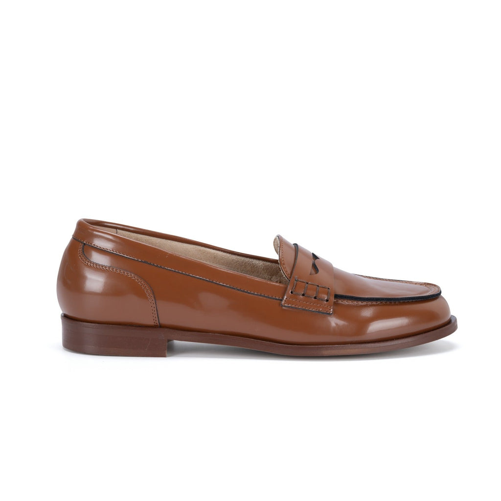 Caprell | Mocasines de piel marrón
