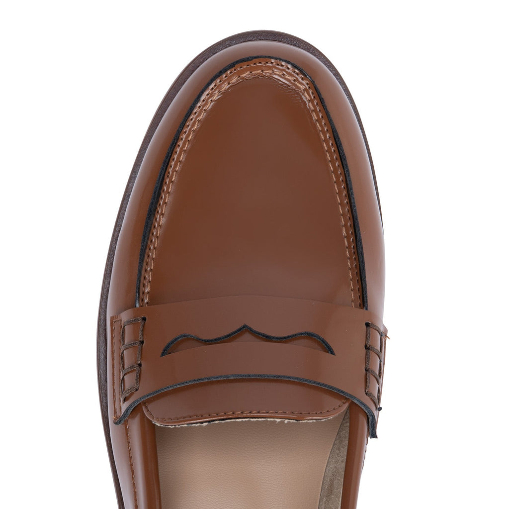 Caprell | Mocasines de piel marrón