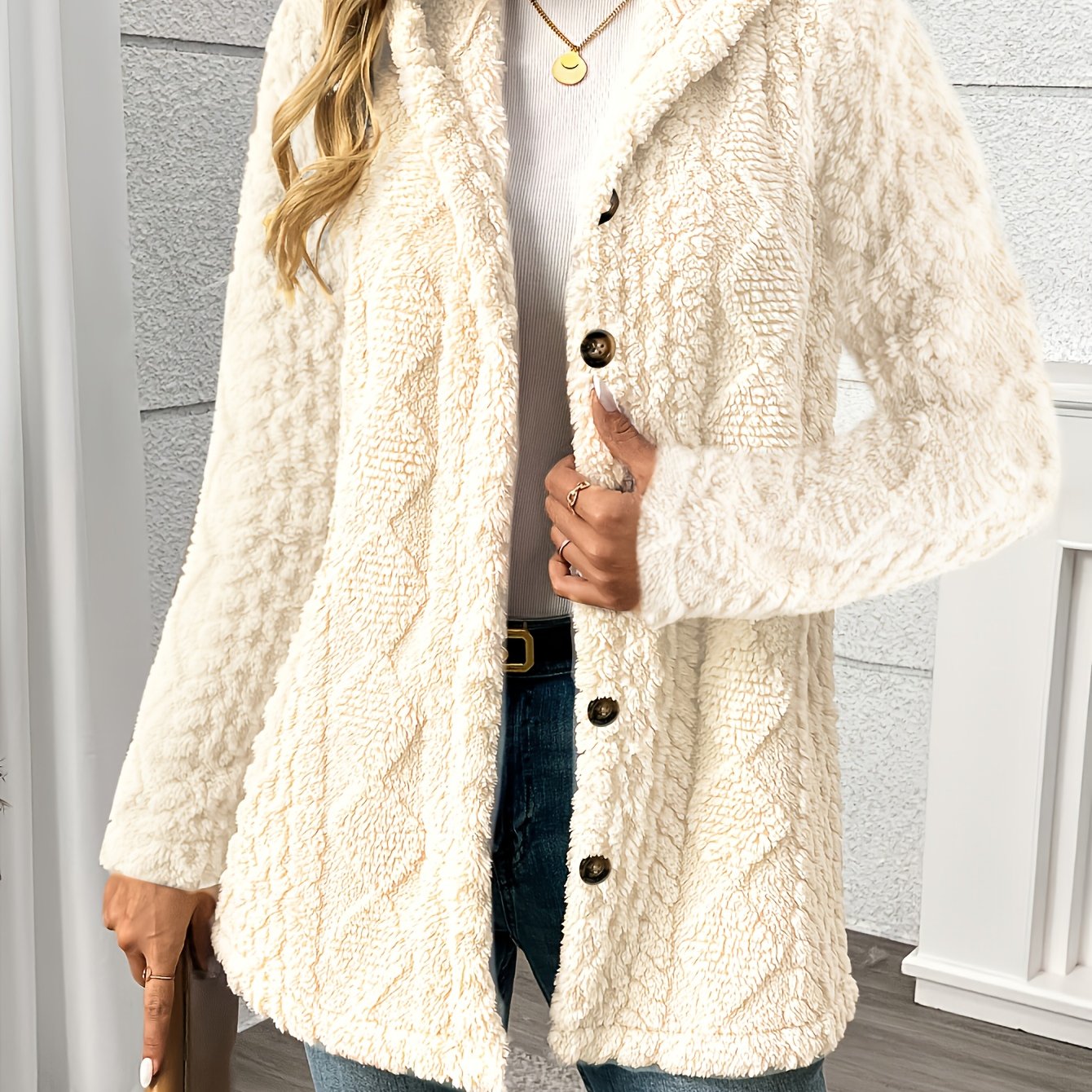 Celine | Weiches Teddy-Weste