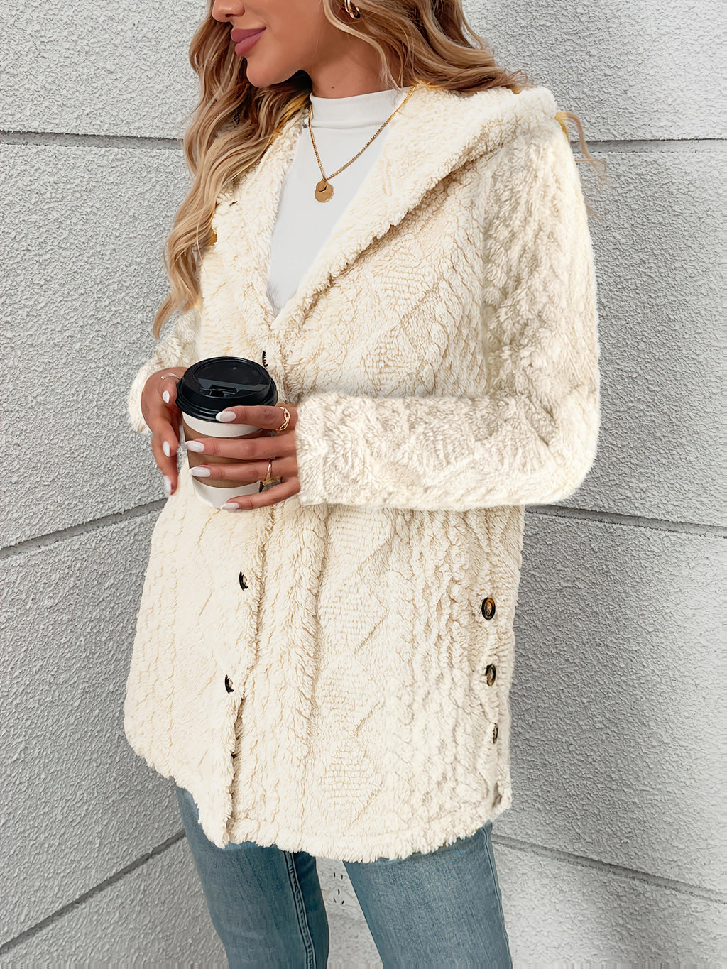 Celine | Weiches Teddy-Weste