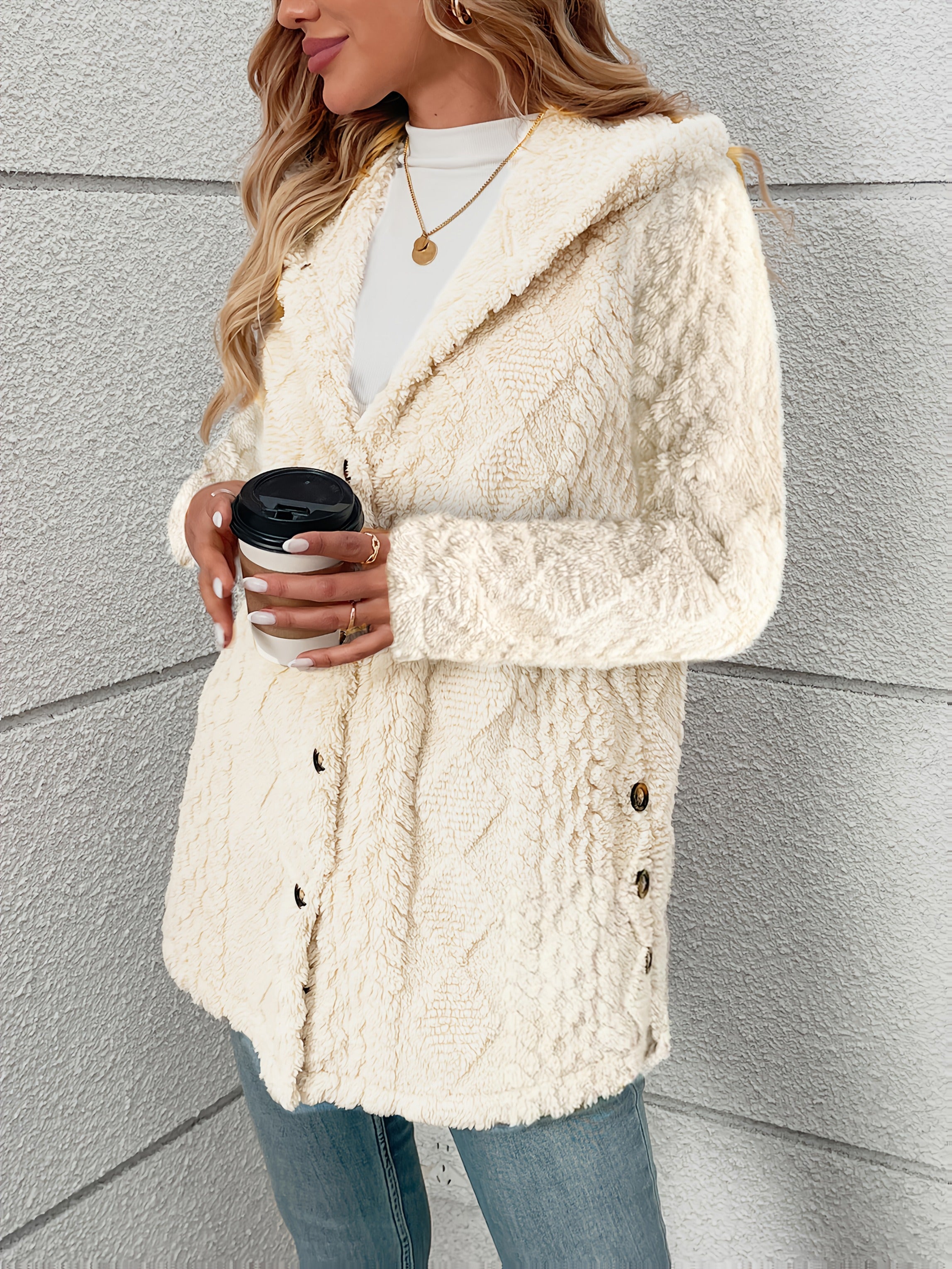 Celine | Weiches Teddy-Weste