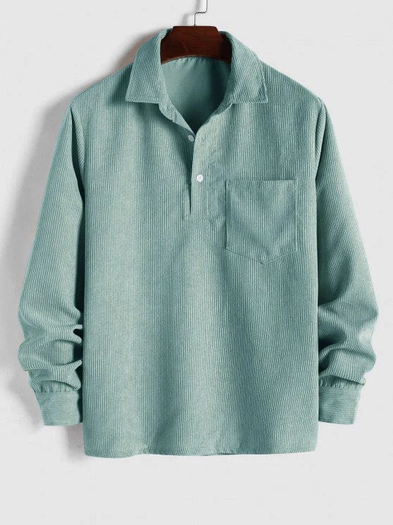 Camicia in Velluto a Coste Larson