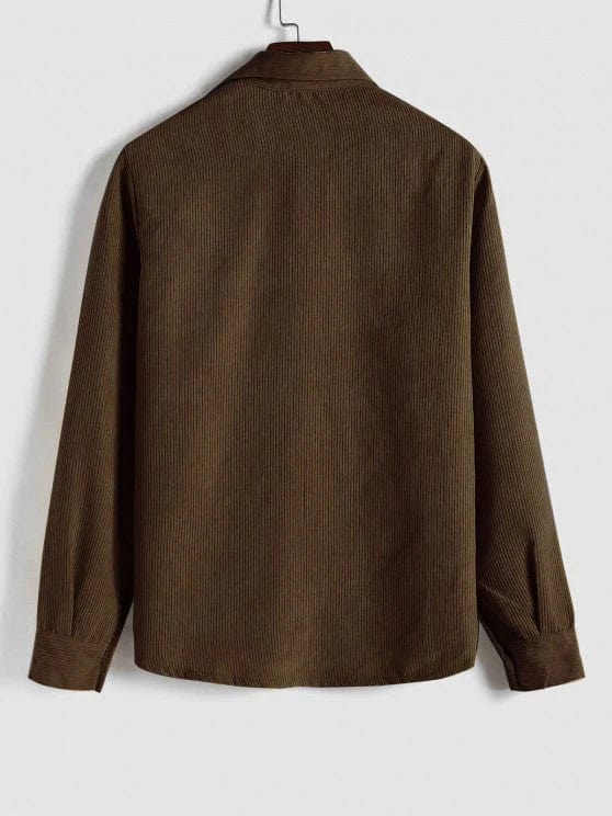 Camicia in Velluto a Coste Larson