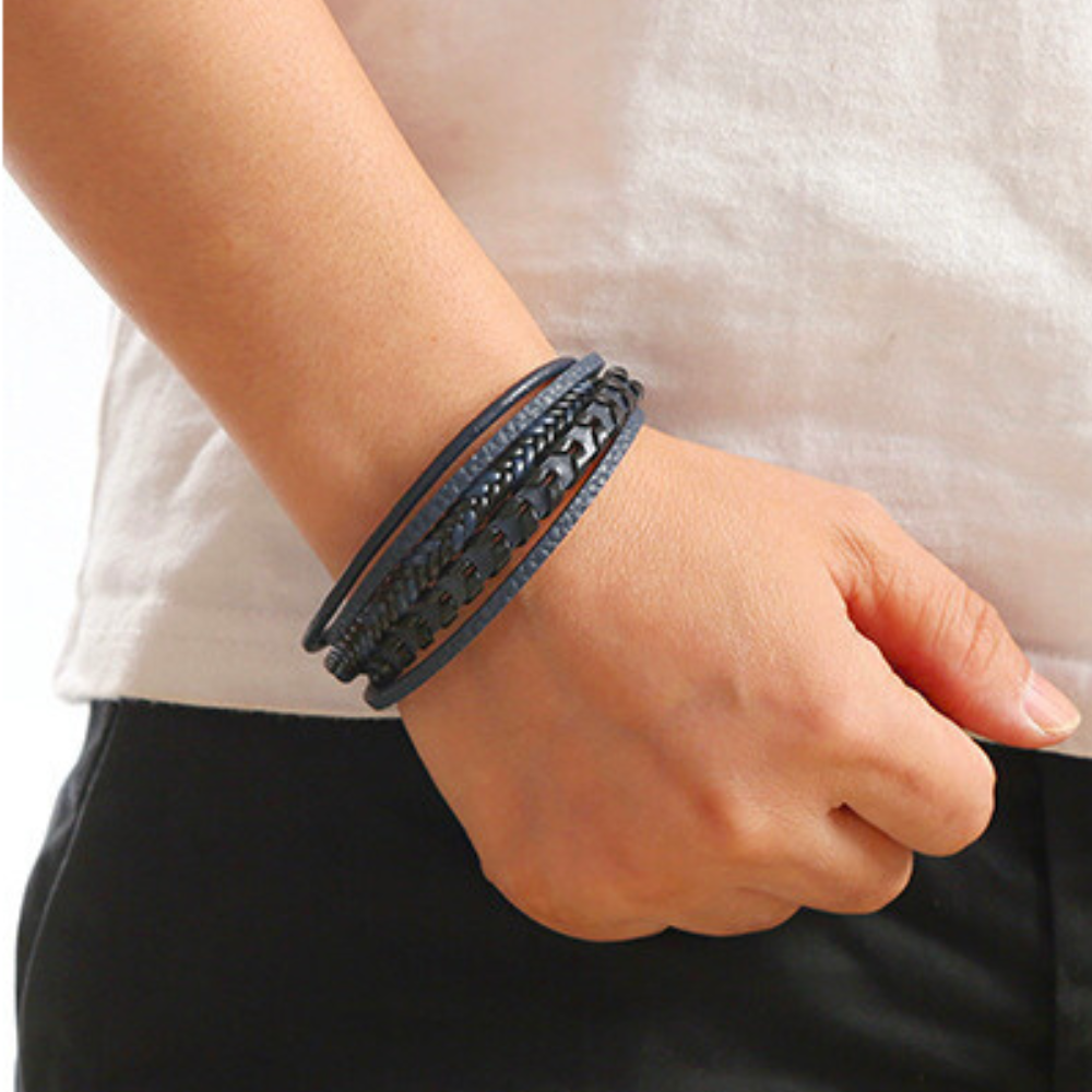 Ragnar | Geflochtenes Leder Viking Armband (1+1 Gratis)