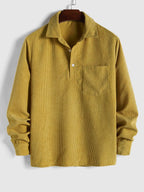Camicia in Velluto a Coste Larson