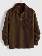 Camicia in Velluto a Coste Larson