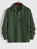 Camicia in Velluto a Coste Larson