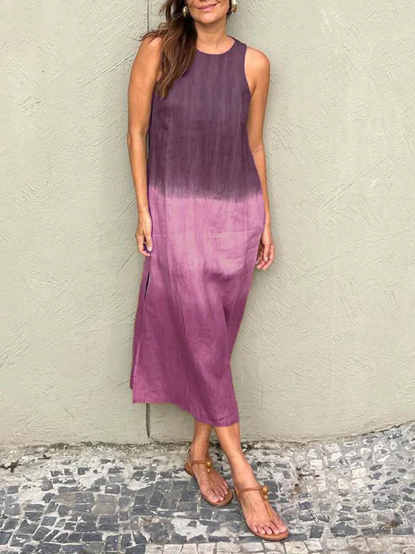 Aurelia | Elegantes Kleid mit Naturdruck