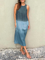 Aurelia | Elegantes Kleid mit Naturdruck