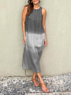 Aurelia | Elegantes Kleid mit Naturdruck