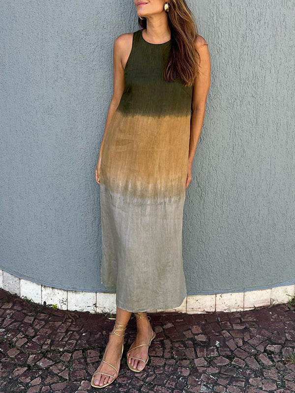 Aurelia | Elegantes Kleid mit Naturdruck
