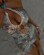 Isadora | Kurzes Boho Kleid Sunset Edition