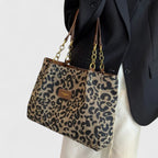 Valérie | Große Tasche mit elegantem Leopardenmuster