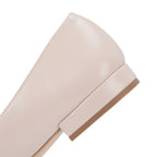 Mikye | Zapatos de piel color rosa empolvado