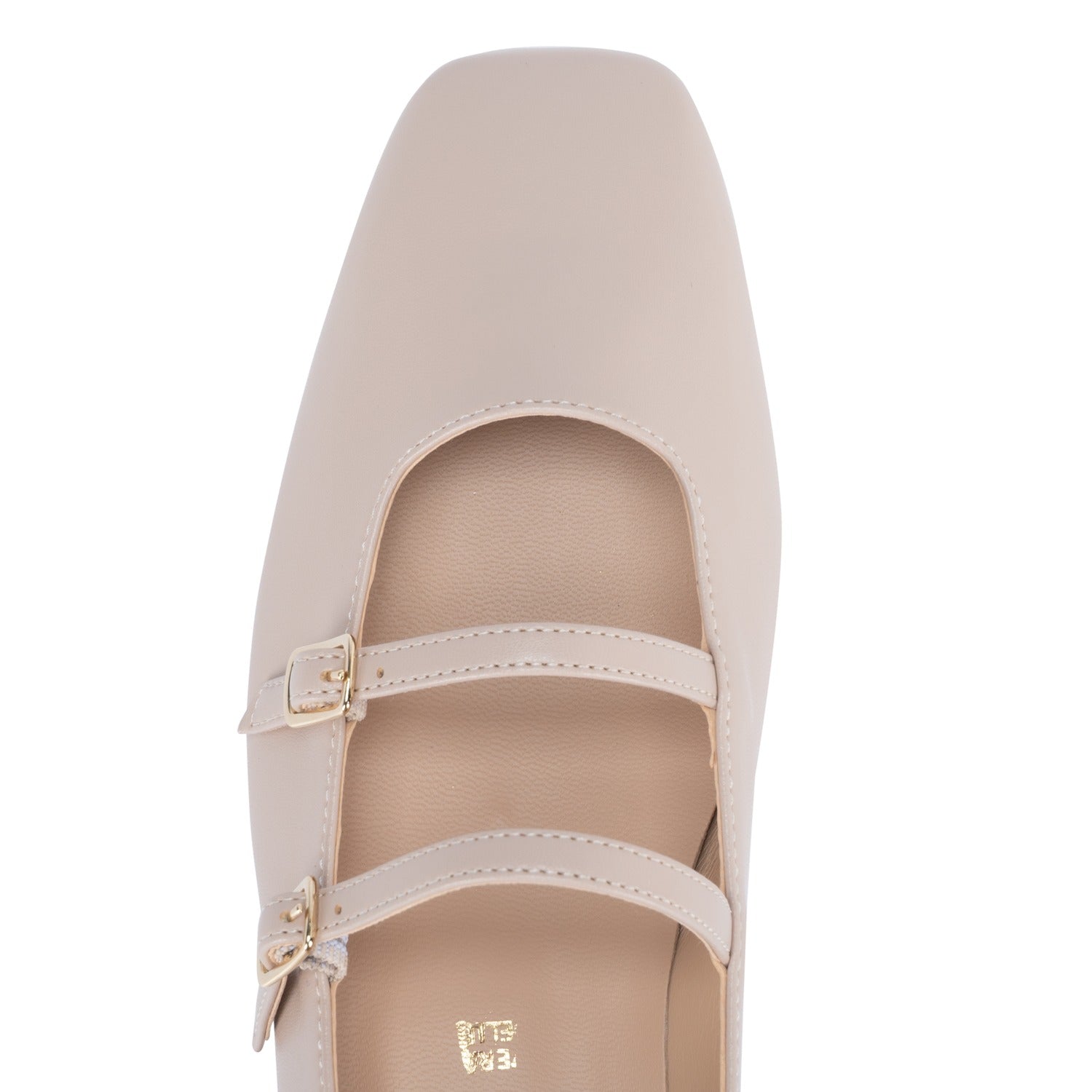 Mikye | Zapatos de piel color rosa empolvado