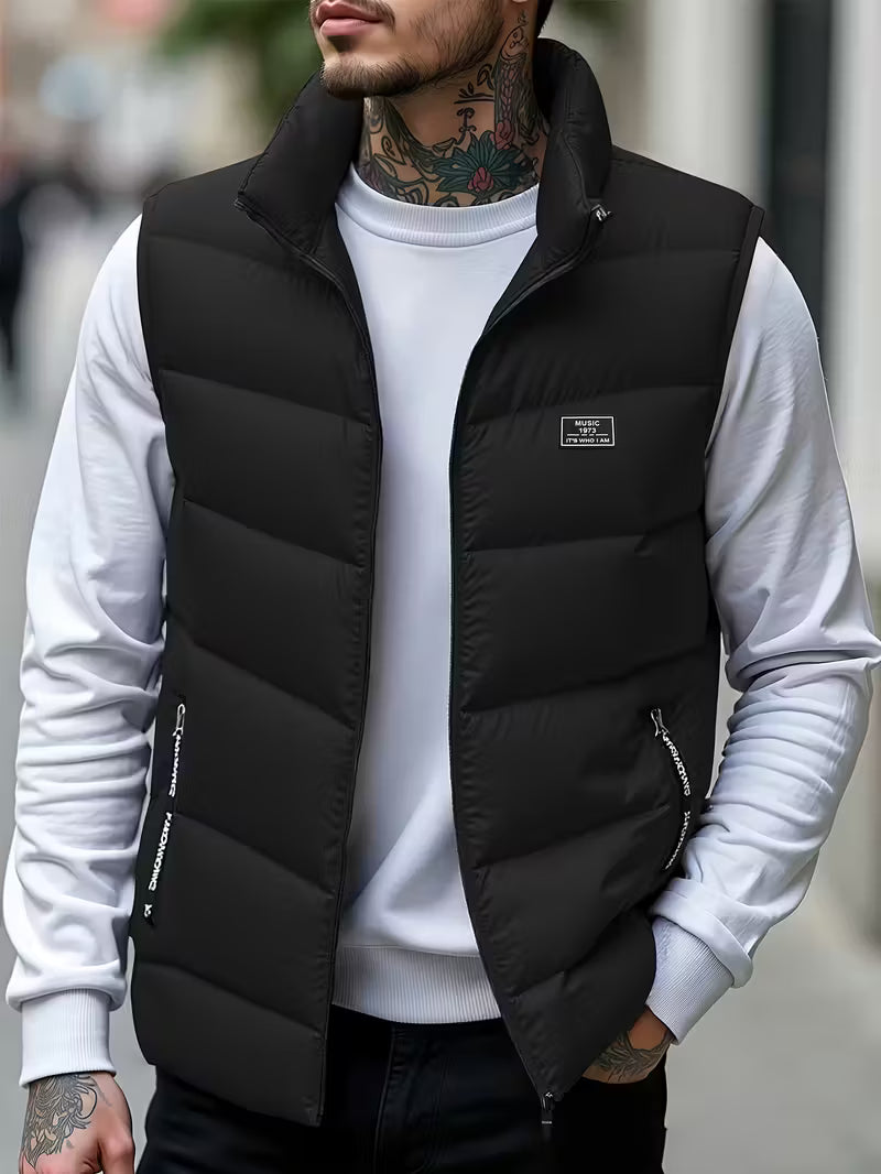 Armand | Casual padded zip-up vest
