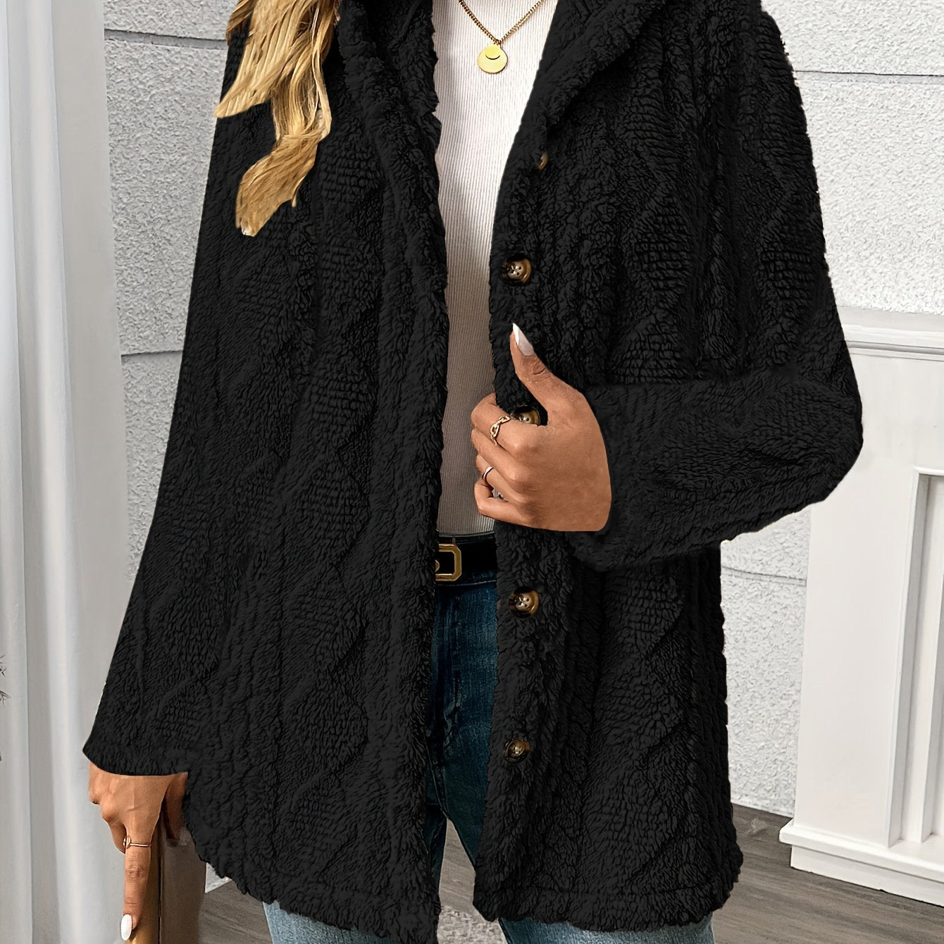 Celine | Weiches Teddy-Weste