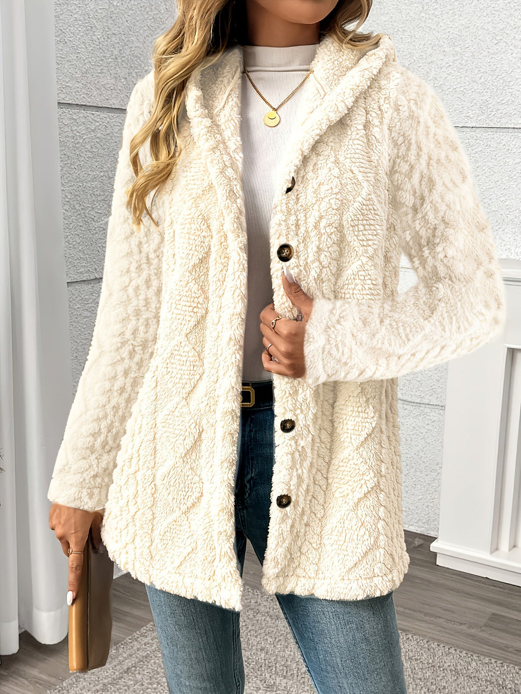 Celine | Weiches Teddy-Weste