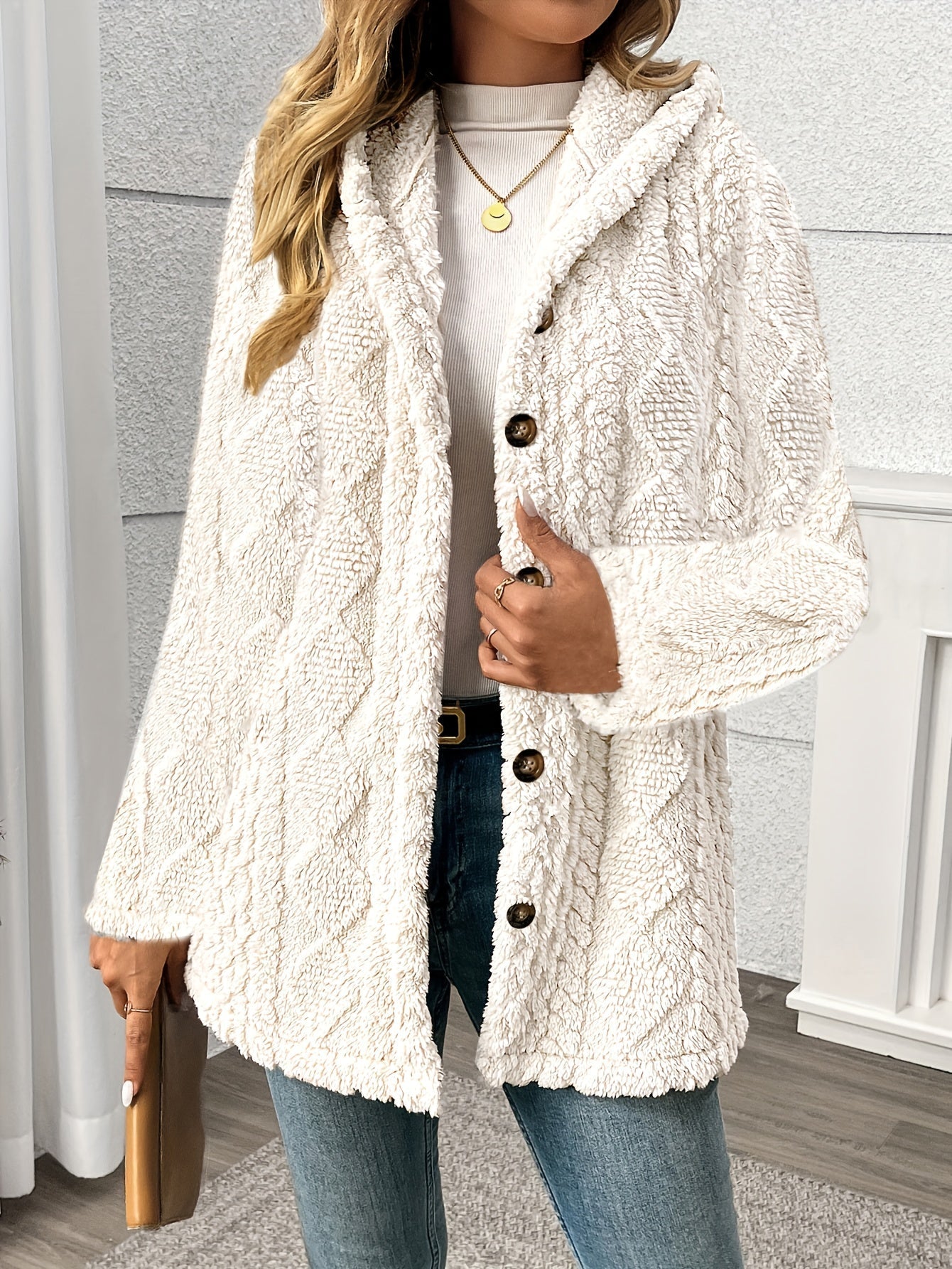 Celine | Weiches Teddy-Weste