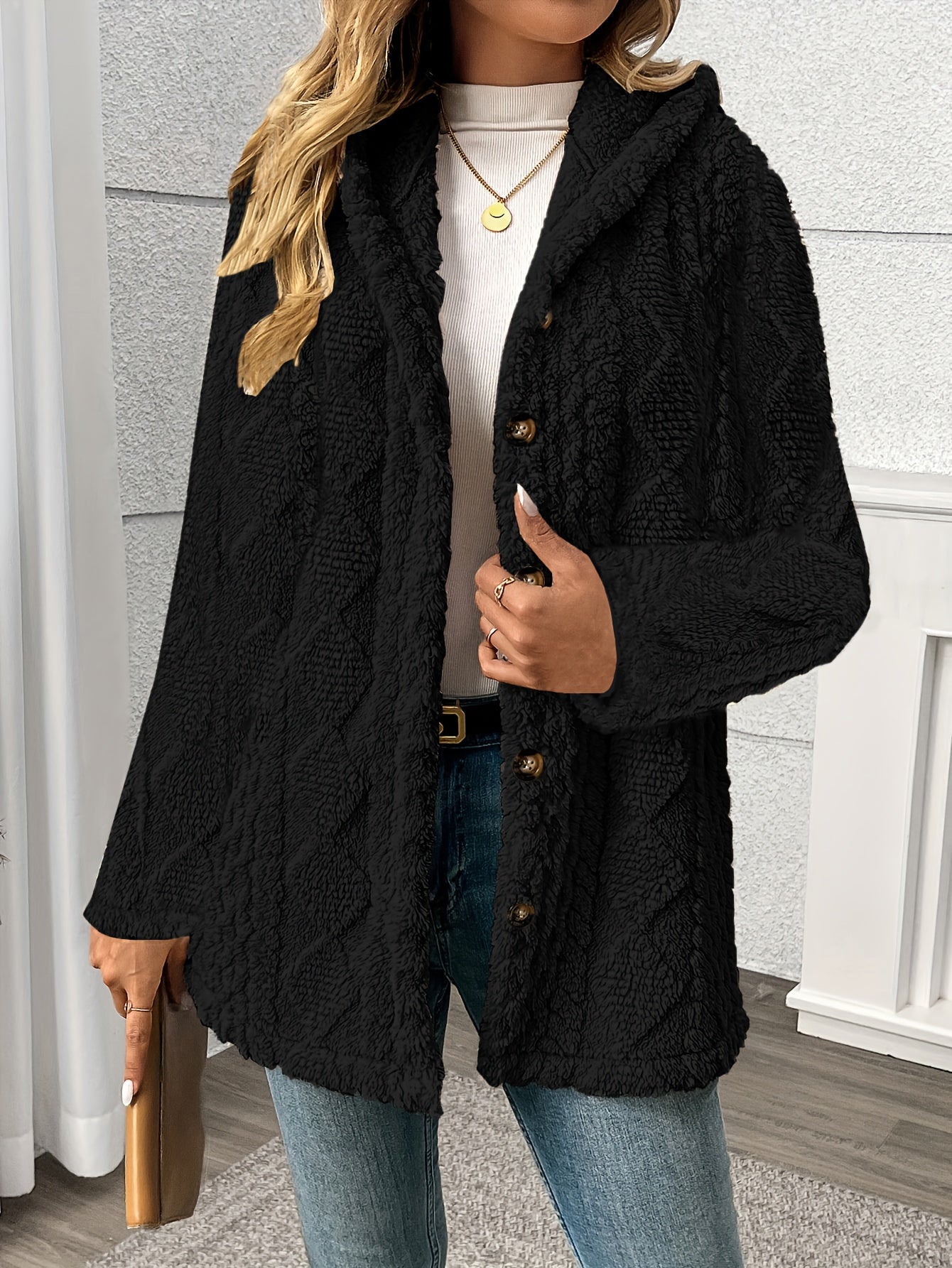 Celine | Weiches Teddy-Weste