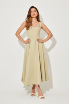 Delphine | Zeitloses fließendes Midi-Kleid