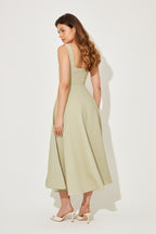 Delphine | Zeitloses fließendes Midi-Kleid