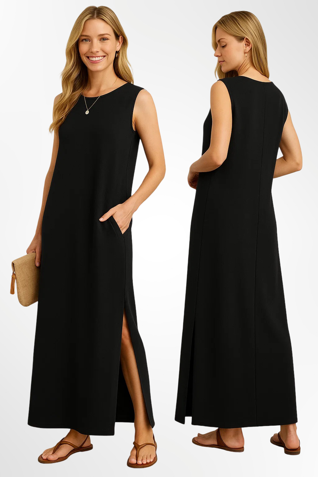 Mira | Langes Fließendes Kleid