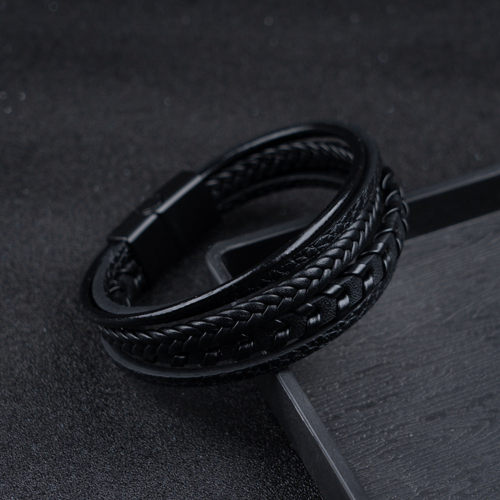 Ragnar | Geflochtenes Leder Viking Armband (1+1 Gratis)