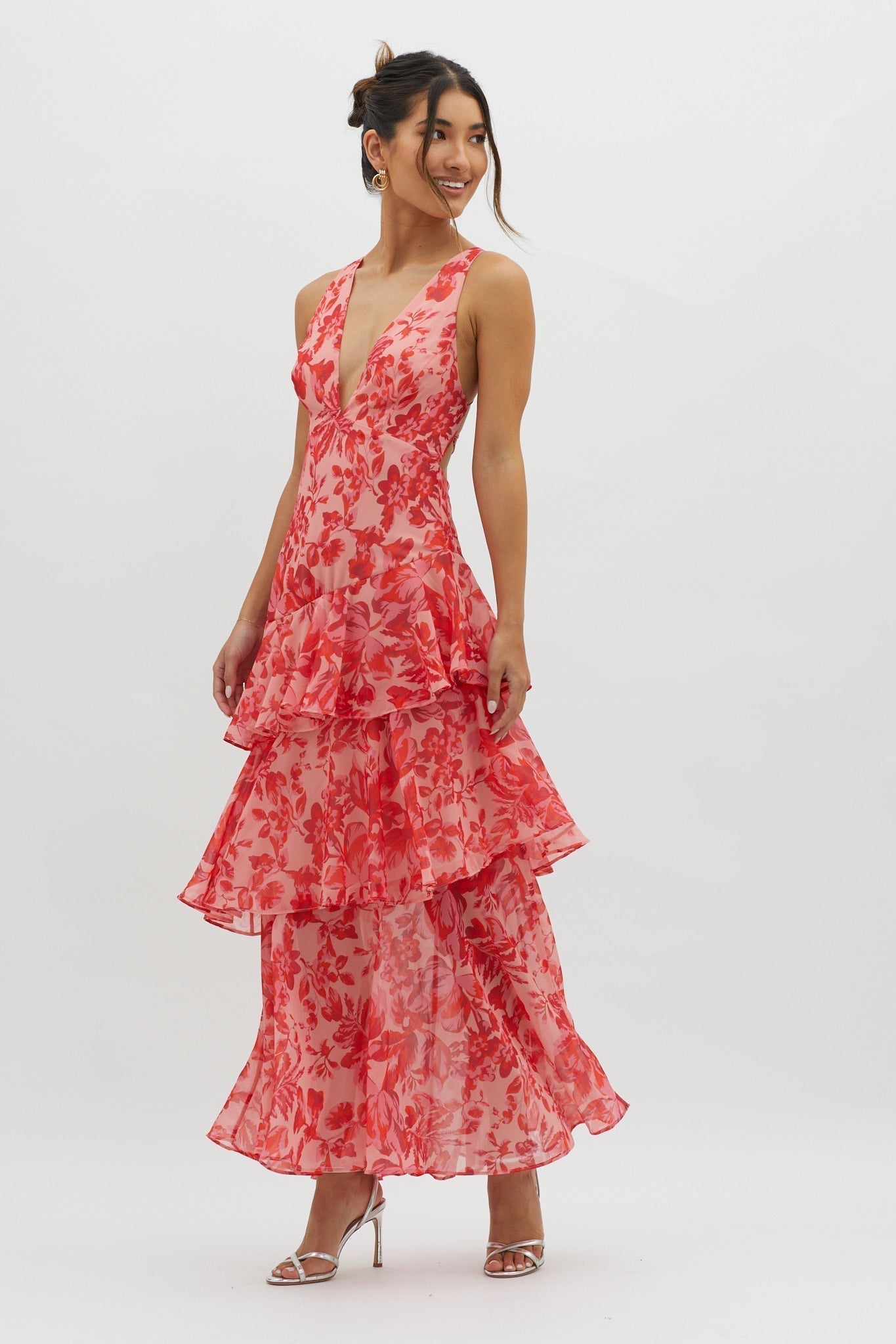 Hailey | Bloom Shift Midi Kleid