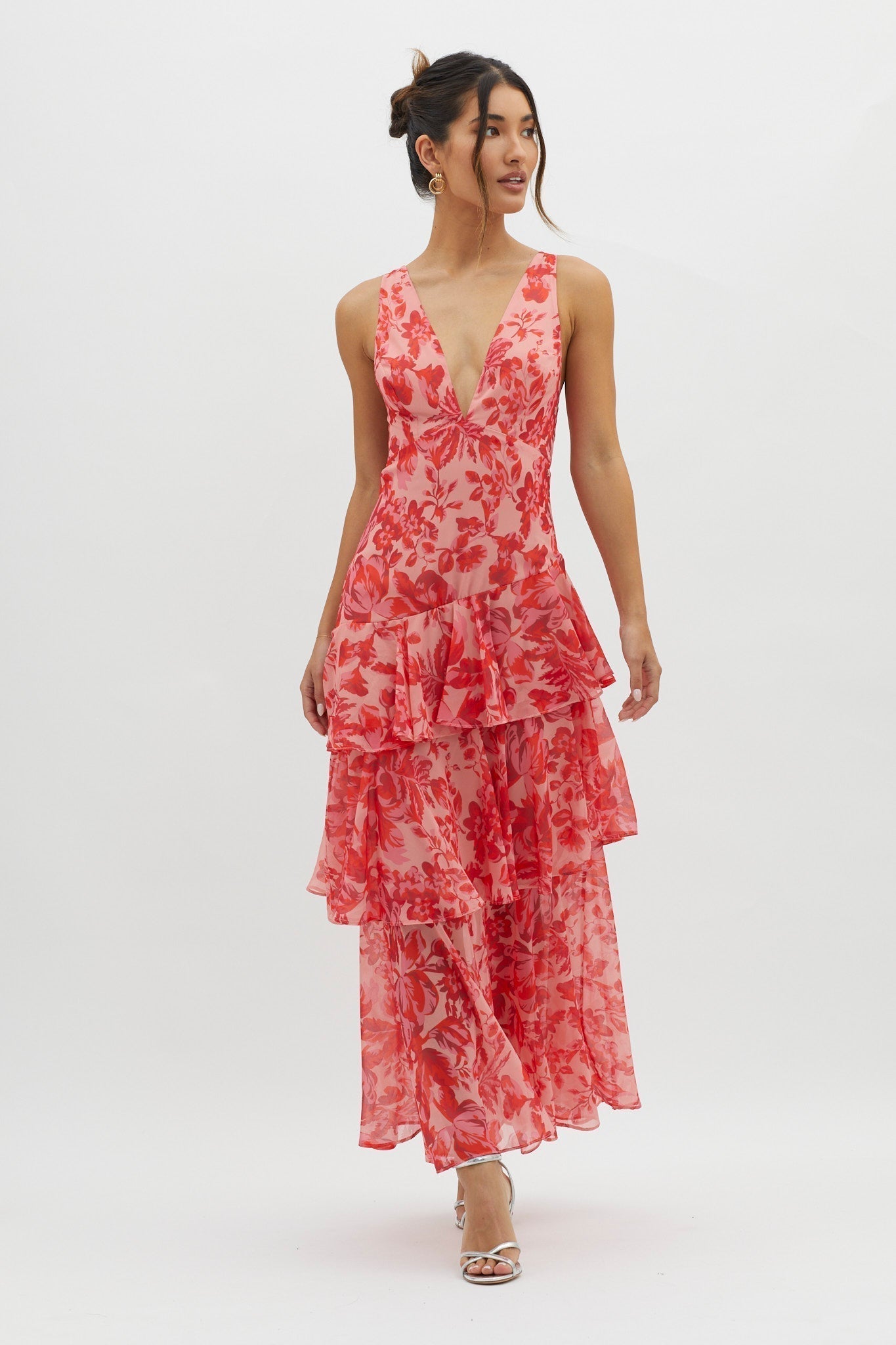 Hailey | Bloom Shift Midi Kleid
