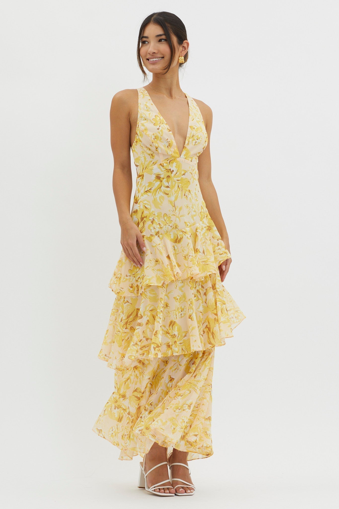 Hailey | Bloom Shift Midi Kleid