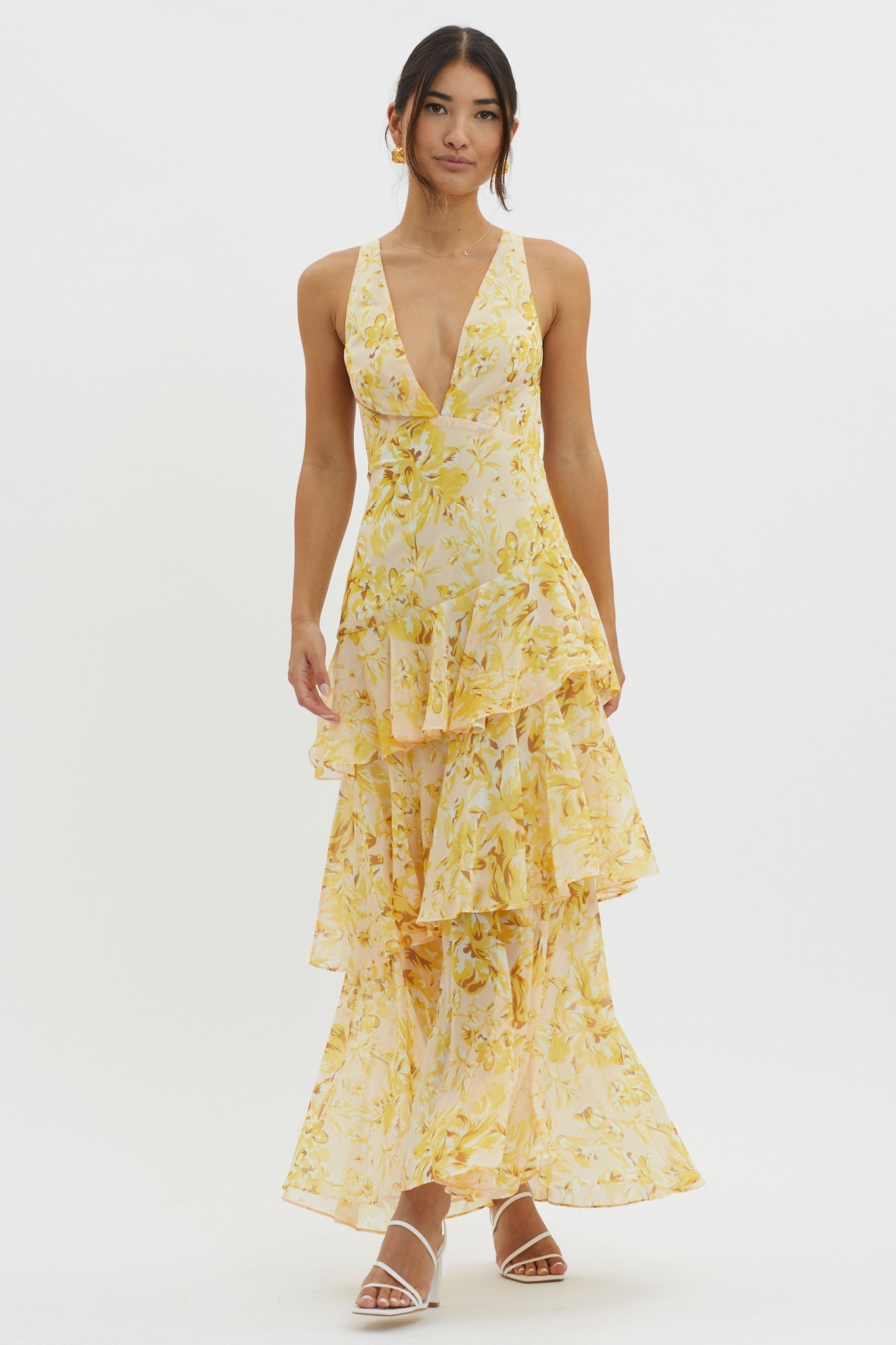 Hailey | Bloom Shift Midi Kleid