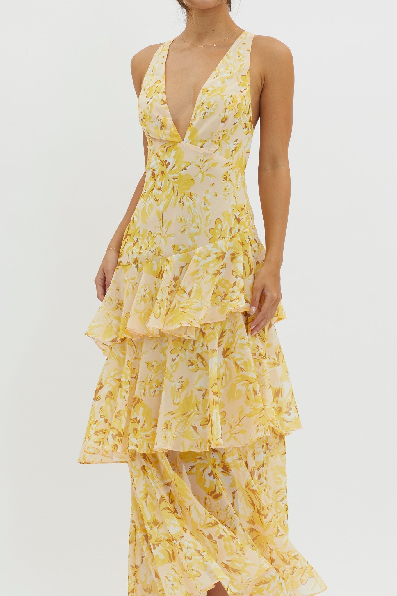 Hailey | Bloom Shift Midi Kleid