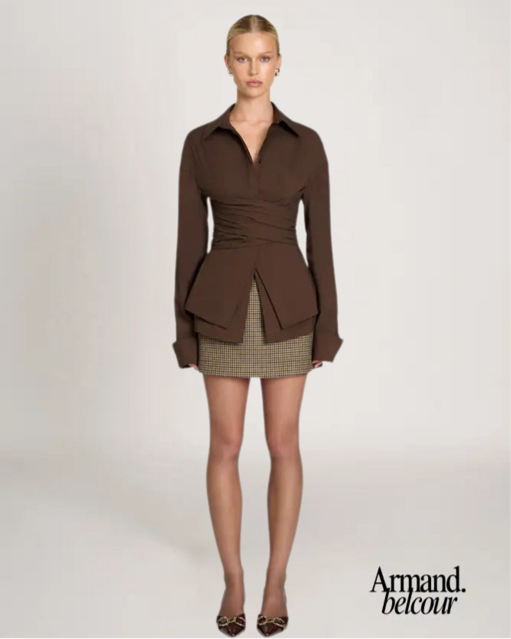 Milly | Blusa cruzada entallada