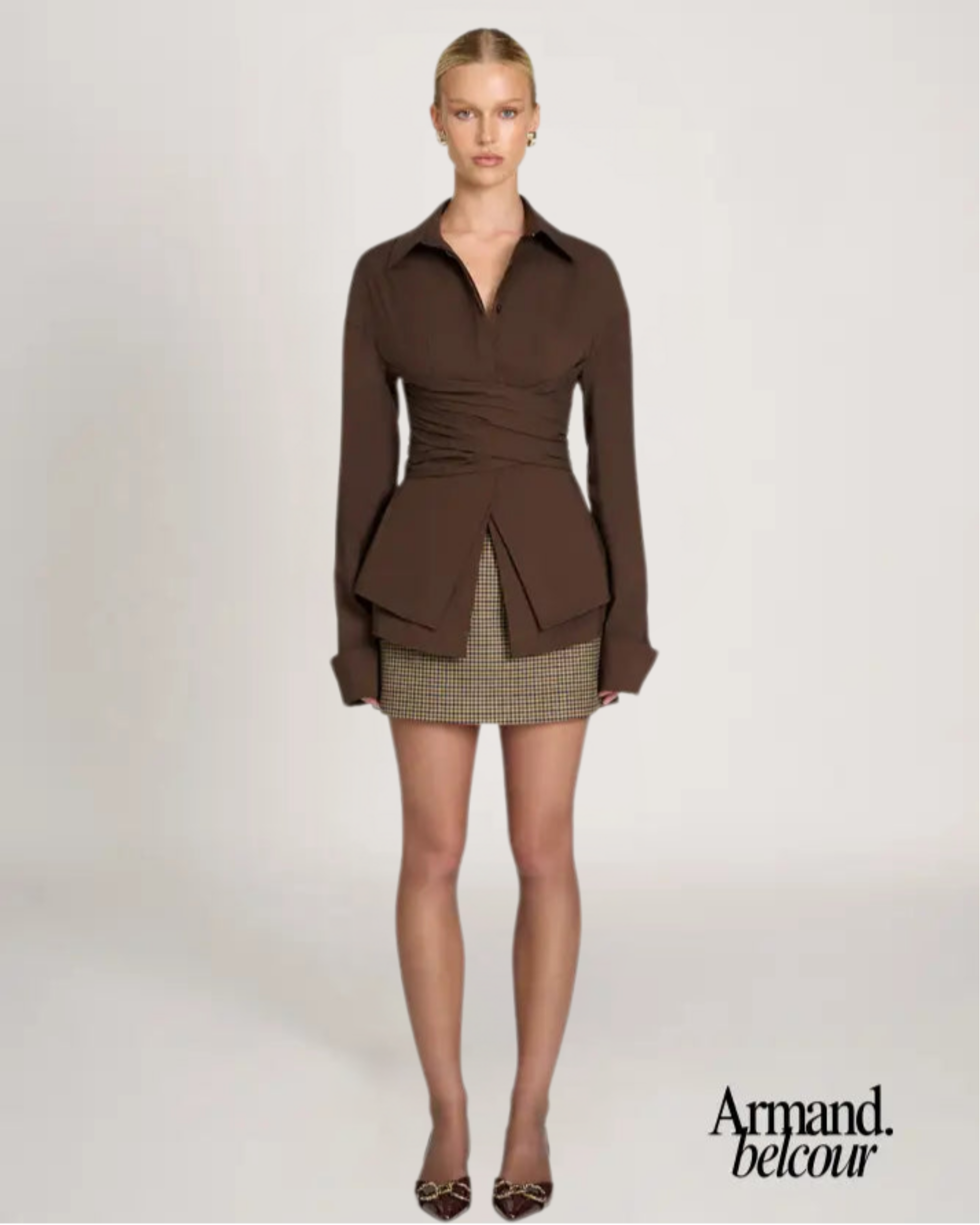 Milly | Blusa cruzada entallada