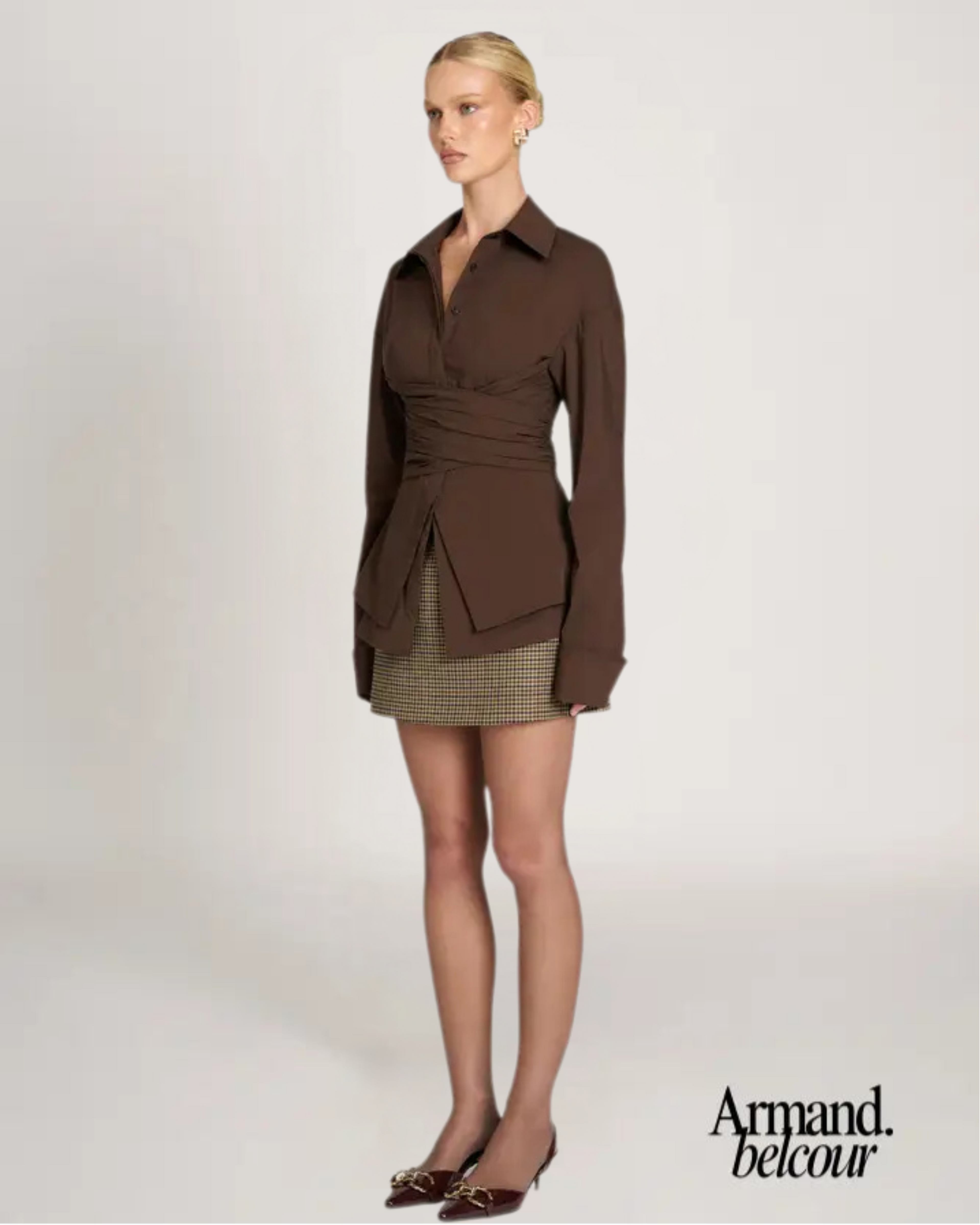Milly | Blusa cruzada entallada