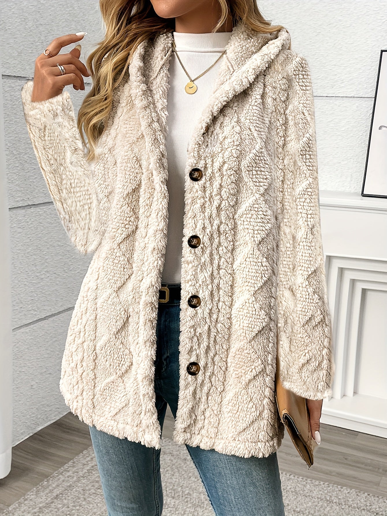 Celine | Weiches Teddy-Weste