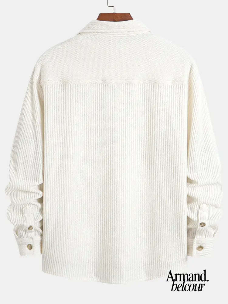 Adrián | Camisa de manga larga con textura de panal