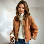 Soraya | Jacke mit Shearling-Besatz