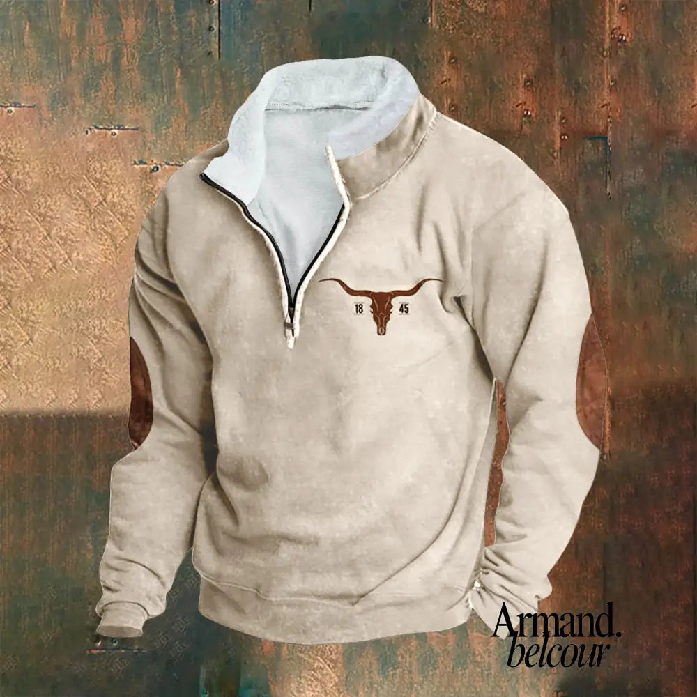 Aldo | Suéter de manga larga con cremallera Beige / S