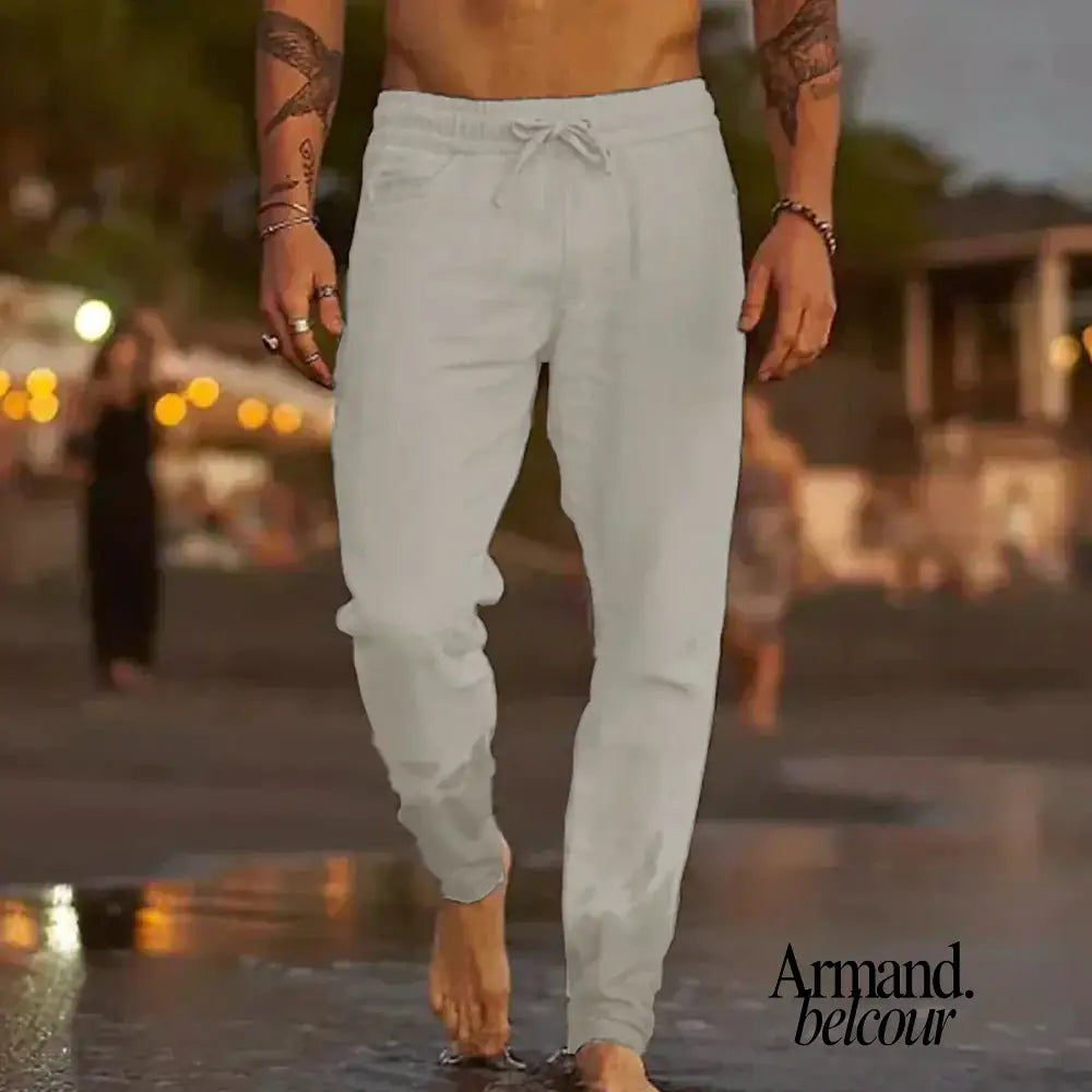 Alejandro | Pantalones cómodos para hombre Gris Claro / S