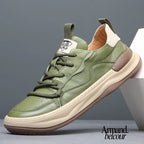 Alfred | Zapatos elegantes de lujo para hombre Verde / 38