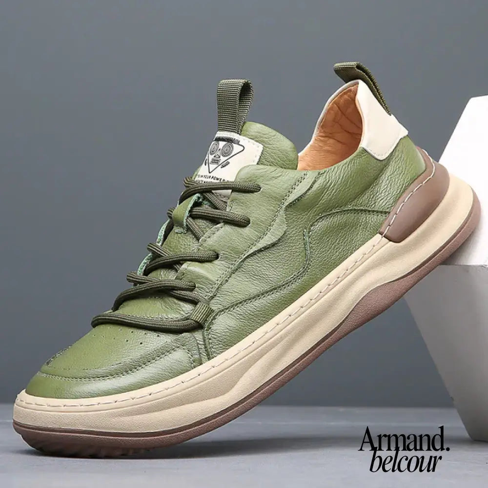 Alfred | Zapatos elegantes de lujo para hombre Verde / 38