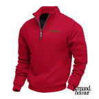 Álvaro | Sudadera informal de forro polar para hombre Rojo / S
