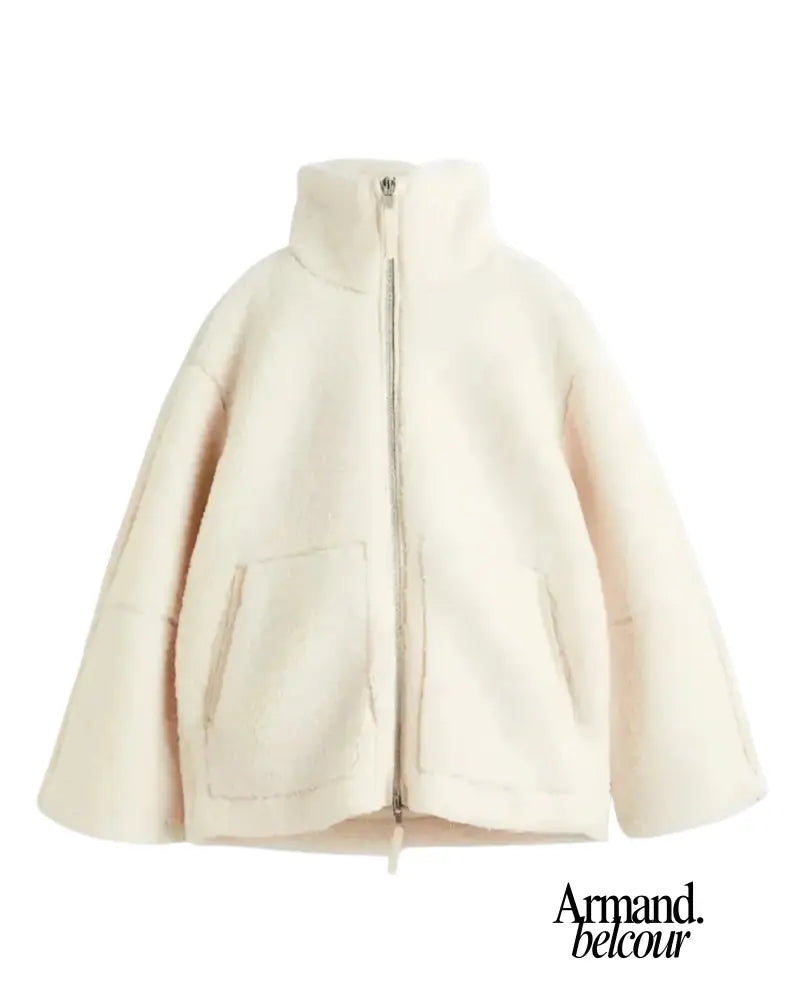 Anastasia | Abrigo de invierno suave y cálido Crème / S Jassen