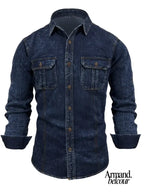 Angelo | Camisa vaquera con bolsillos delanteros abotonados