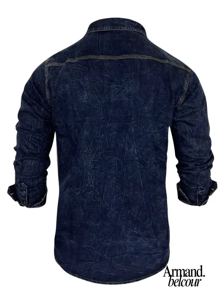Angelo | Camisa vaquera con bolsillos delanteros abotonados