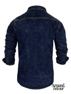 Angelo | Camisa vaquera con bolsillos delanteros abotonados