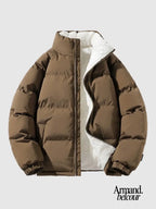 Arlo | Comfortabele Heren Pufferjas Marrón / S *Comfortabele Heren Pufferjas -Arlo