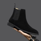 Armendo | Botas Chelsea de piel suave Negro / 39